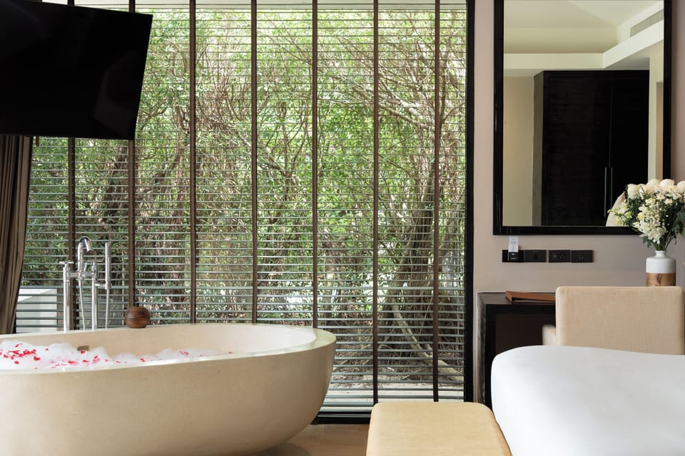 Villa, 2 Bedrooms, Beachfront (Ultimate, Pool) | Minibar, in-room safe, desk, laptop workspace