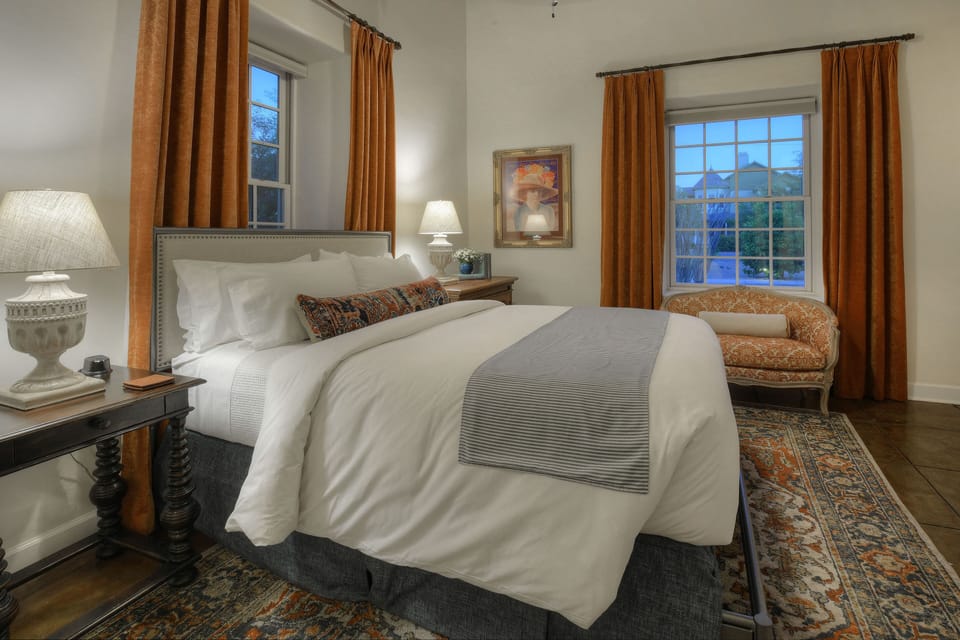 The Isabella Greenway Room | Frette Italian sheets, premium bedding, down comforters, pillowtop beds