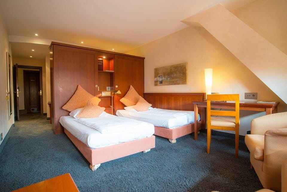 Comfort Double Room | Hypo-allergenic bedding available, desk, iron/ironing board (on request)