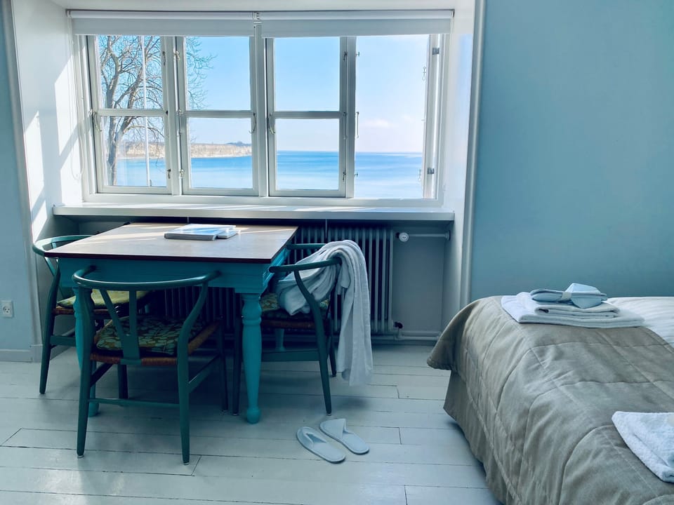 Double Room, Private Bathroom, Sea View | Pillowtop beds, individually decorated, individually furnished, desk