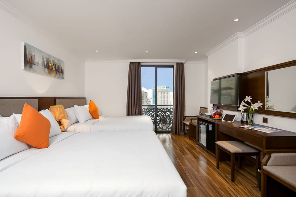 Premium bedding, minibar, in-room safe, desk