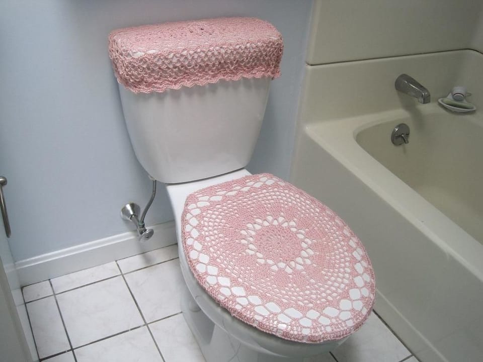 Shower, slippers, towels