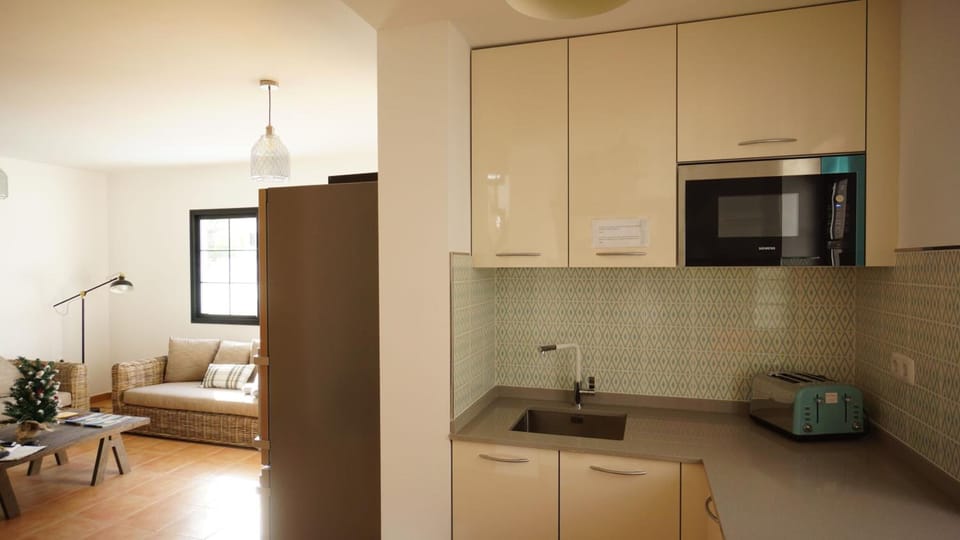 Shared fridge, microwave