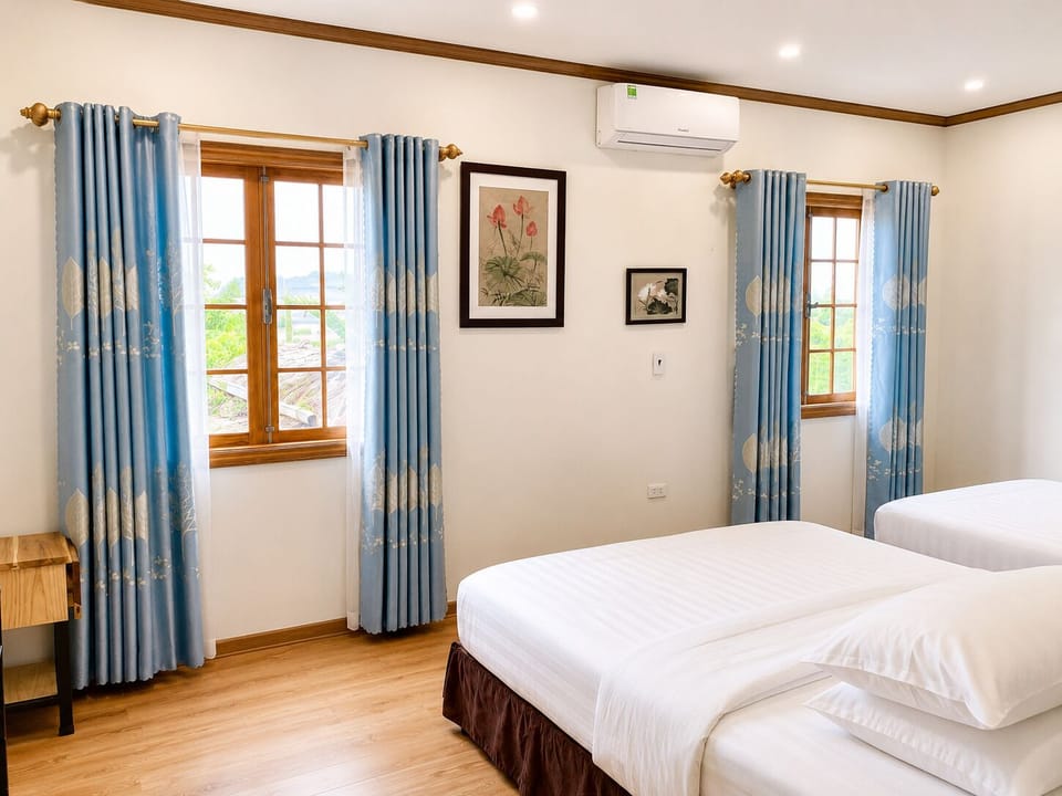 Triple Room, 3 Twin Beds, Garden View | 1 bedroom, minibar, soundproofing, WiFi (free)