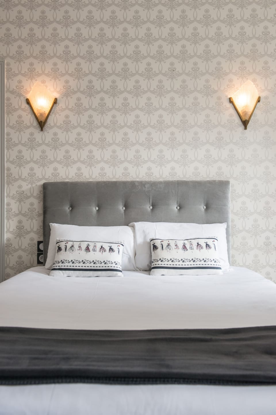 Individually decorated, individually furnished, desk, blackout drapes