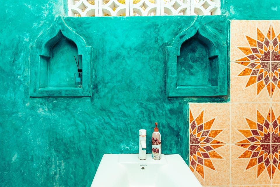 Comfort Double Room, 1 Bedroom, Garden View | Bathroom | Shower, towels, soap, toilet paper