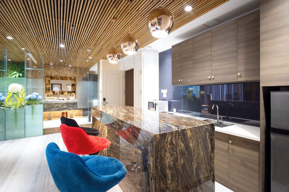 Signature Suite Two-Bedroom City View - Free Minibar & Afternoon Tea | Private kitchen | Paper towels