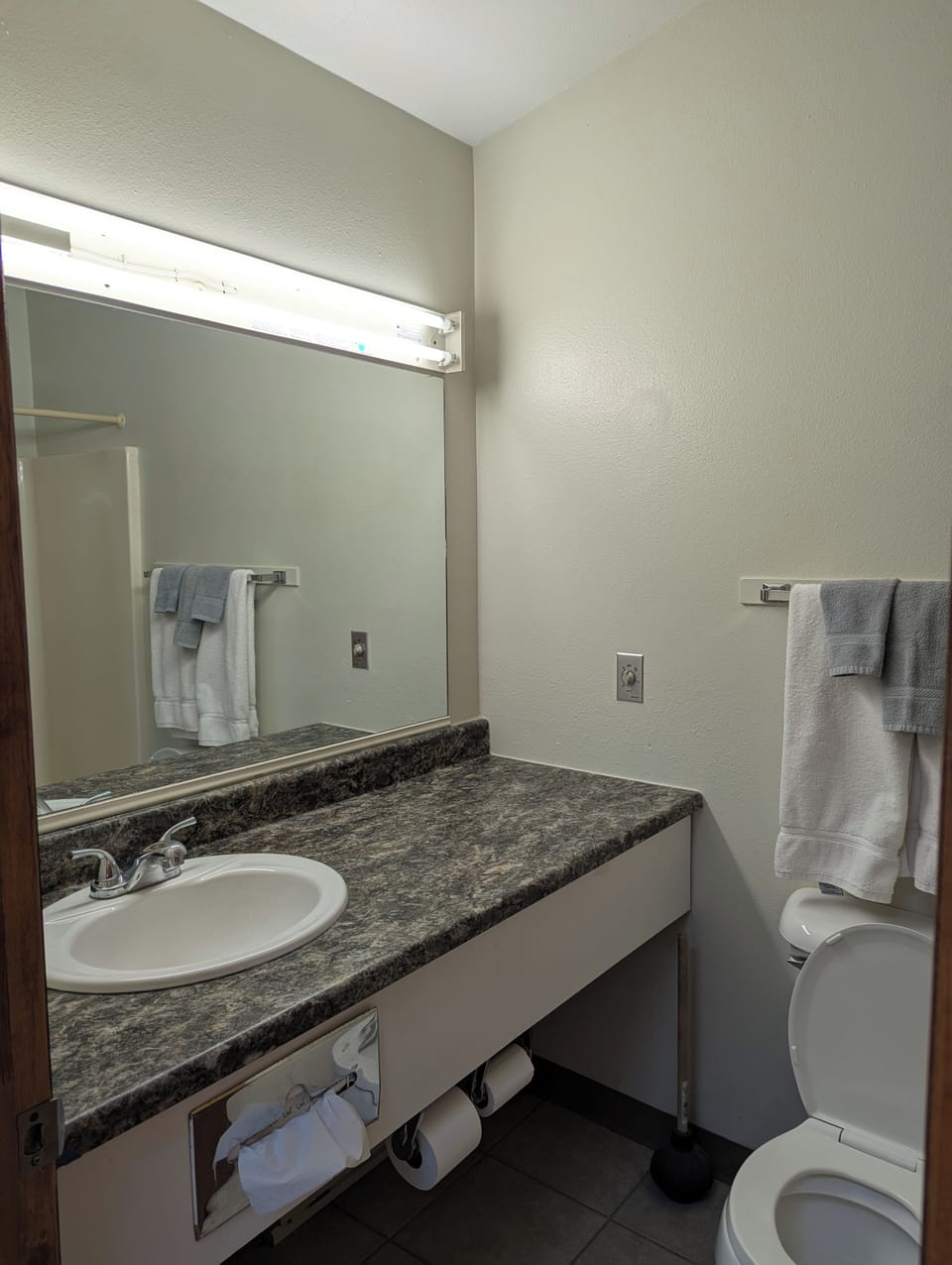 Premium Double Room, 2 Queen Beds | Bathroom | Combined shower/tub, free toiletries, hair dryer, towels