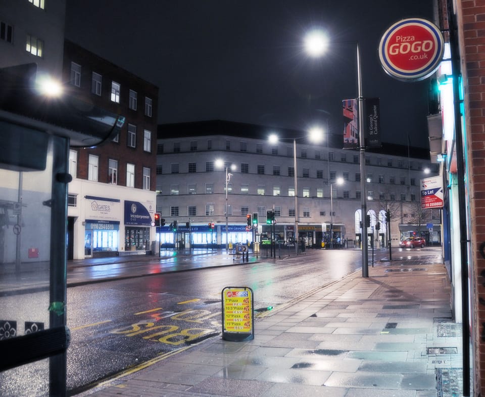 Front of property - evening/night