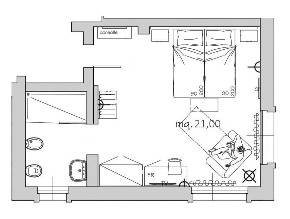 Superior Room | Floor plan