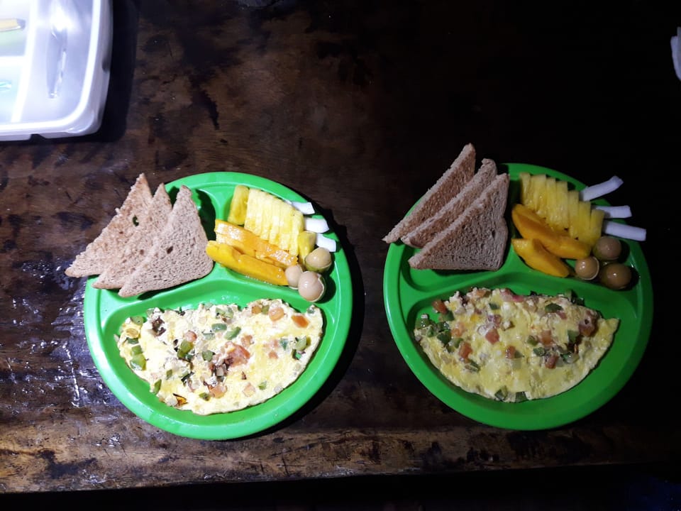 Daily cooked-to-order breakfast for a fee