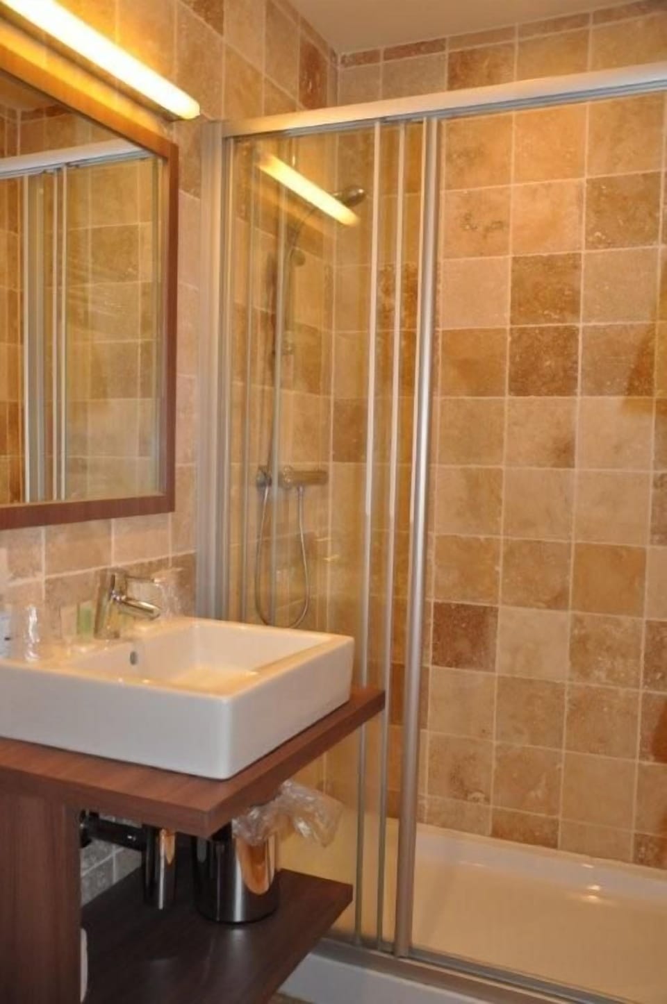 Hair dryer, towels