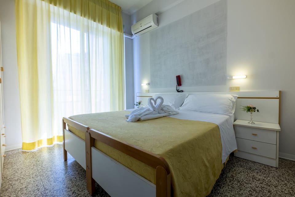 Blackout drapes, soundproofing, WiFi (free), bed sheets