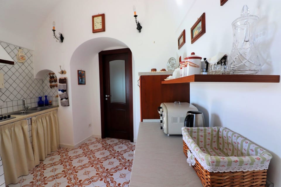 Apartment, 2 Bedrooms, Terrace, Sea View | Private kitchen | Coffee/tea maker, fridge, microwave, stovetop