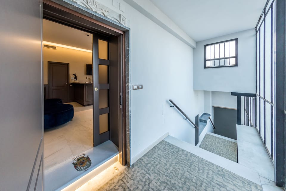 Interior entrance