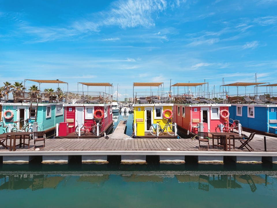 Boat Haus Mediterranean Experience Alcaidesa  La Linea Docked boat in Andalusia