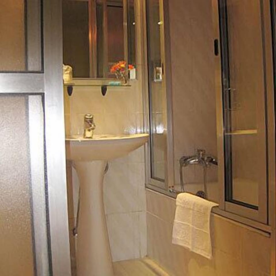 Bathtub, free toiletries, hair dryer, bidet