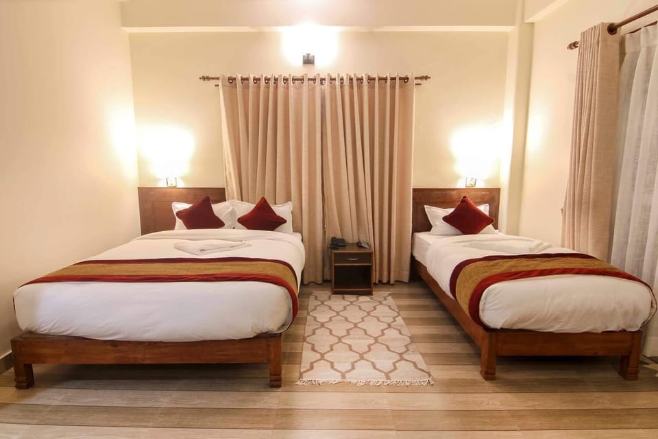 Blackout drapes, soundproofing, free WiFi, bed sheets