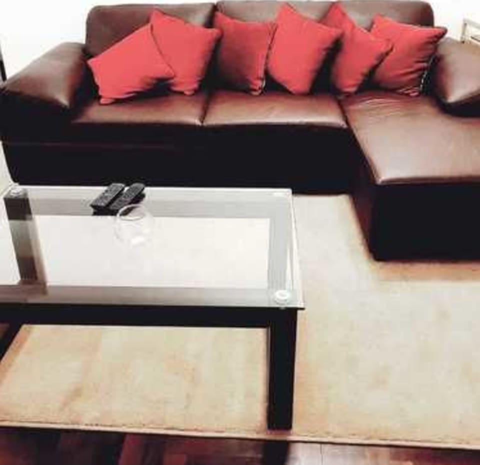 Family Apartment, Multiple Beds | Living area | Flat-screen TV