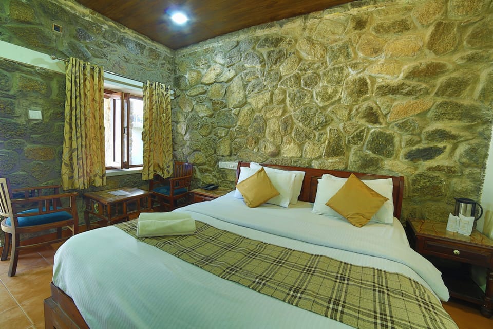 Cottage AC Rooms with Private Sitout | Desk, blackout drapes, rollaway beds, free WiFi
