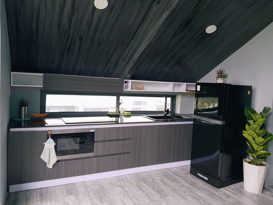 Family Studio Room Seaview with Balcony and Bathtub | Private kitchenette | Electric kettle
