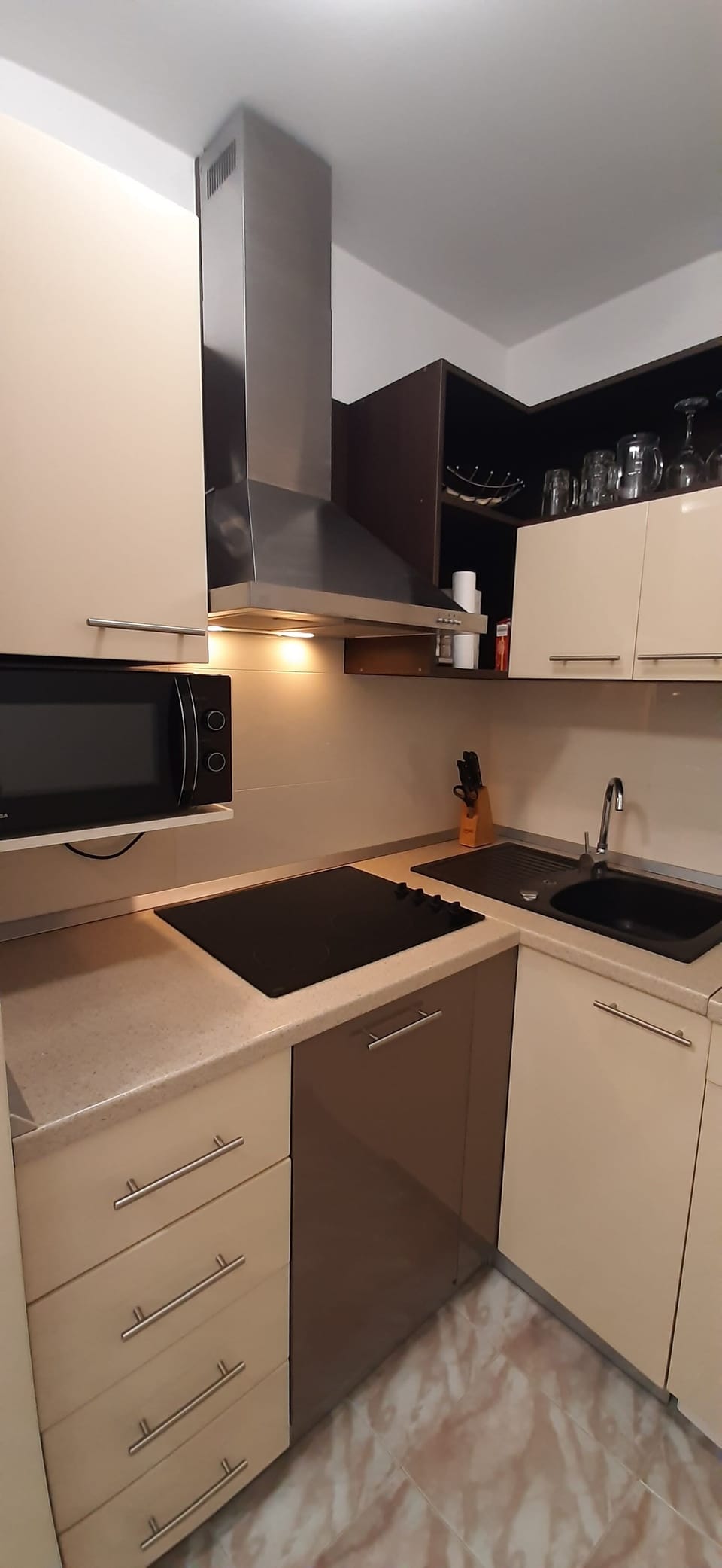 Apartment, 2 Bedrooms, Terrace (A2) | Private kitchen | Fridge, microwave, stovetop, dishwasher