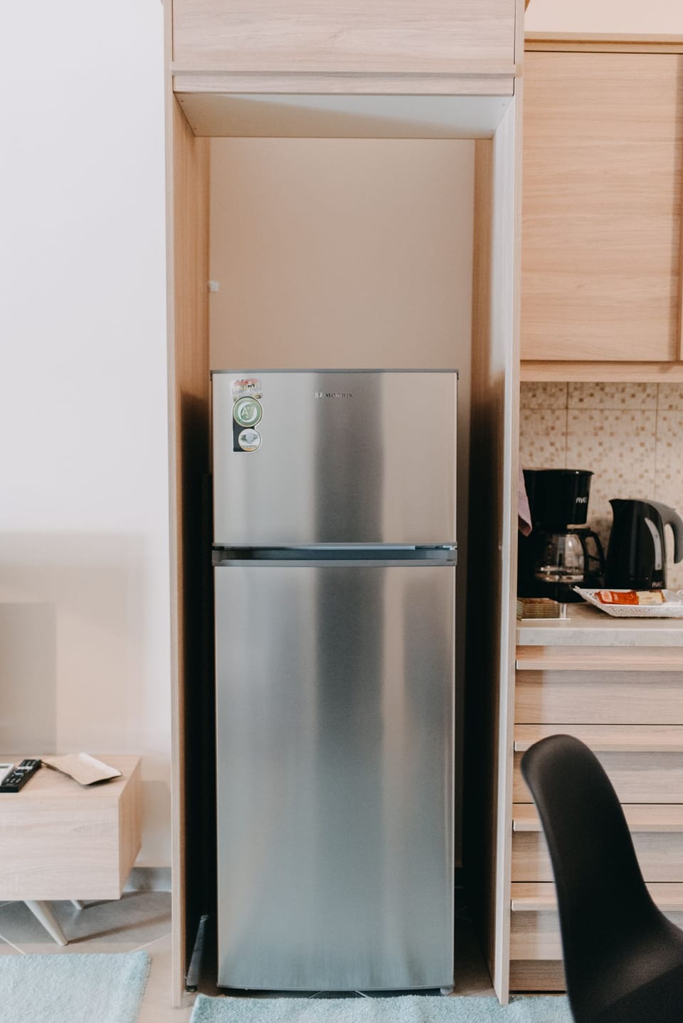 Panoramic Apartment, 1 Bedroom, Balcony, Marina View | Private kitchen | Full-size fridge, oven, stovetop, coffee/tea maker