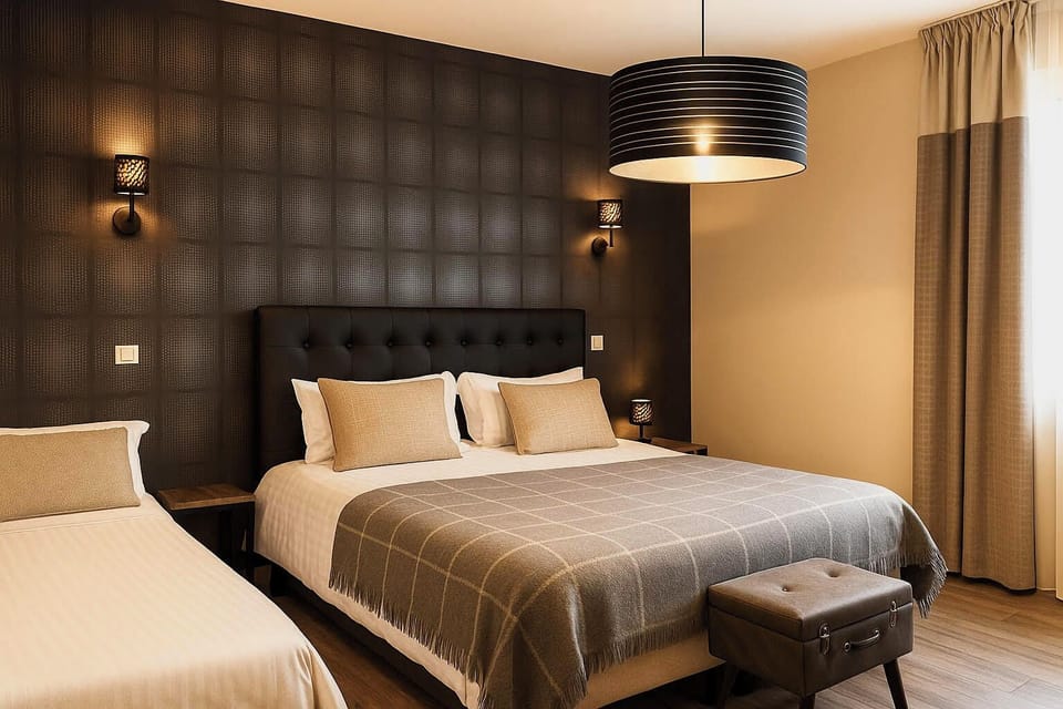 Premium bedding, memory foam beds, minibar, in-room safe