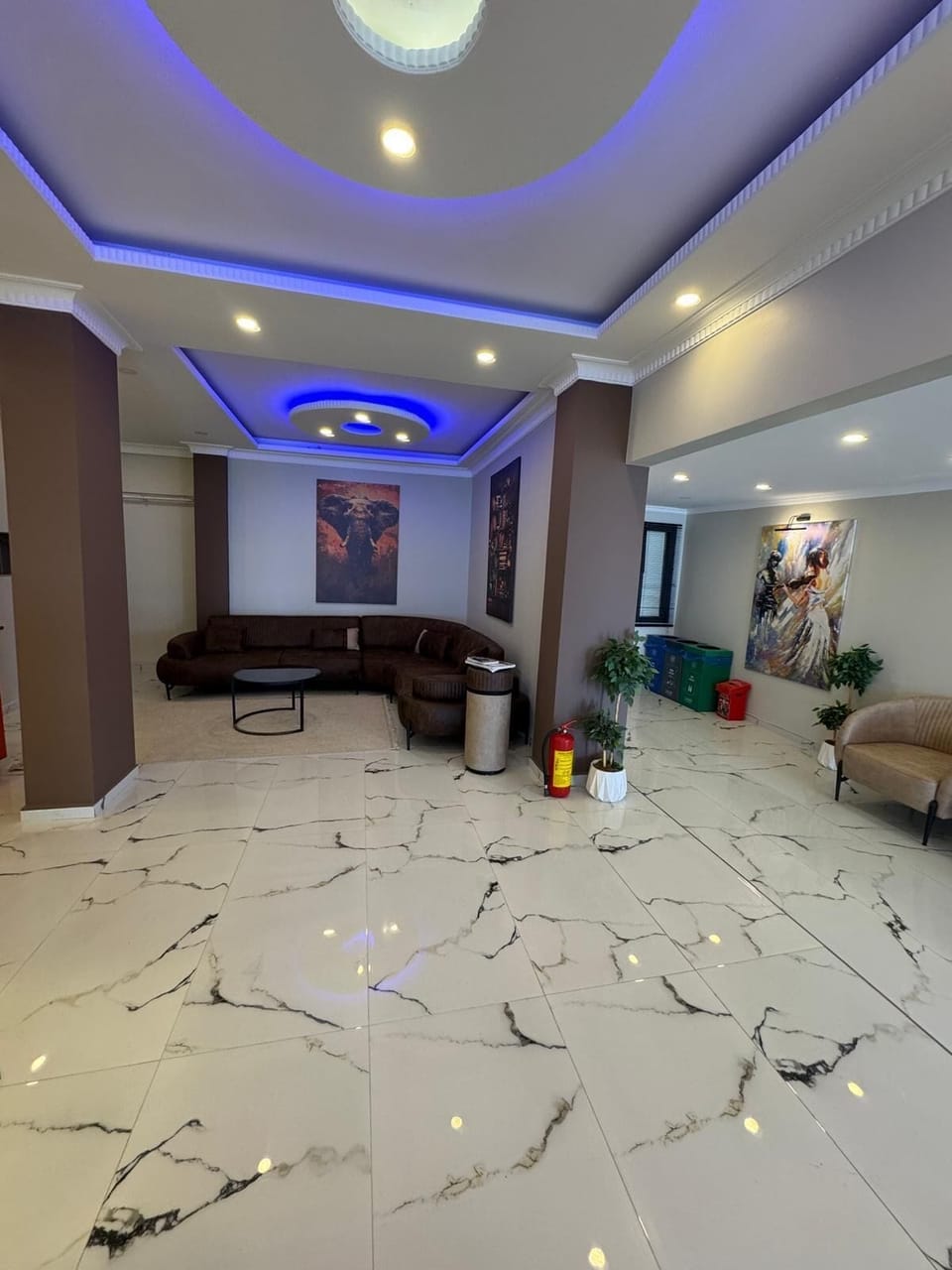 Lobby sitting area