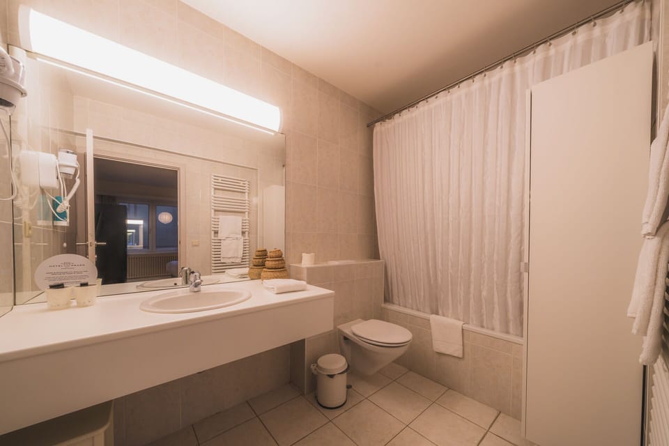 Family Suite (Large) | Bathroom | Combined shower/tub, free toiletries, hair dryer, towels