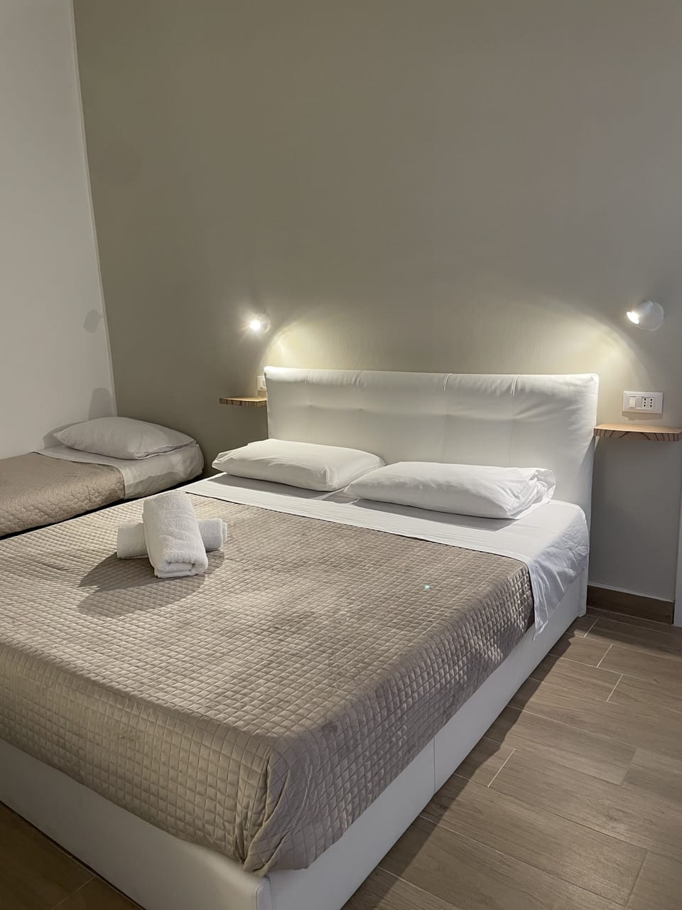 Comfort Triple Room | Premium bedding, memory foam beds, individually furnished, desk