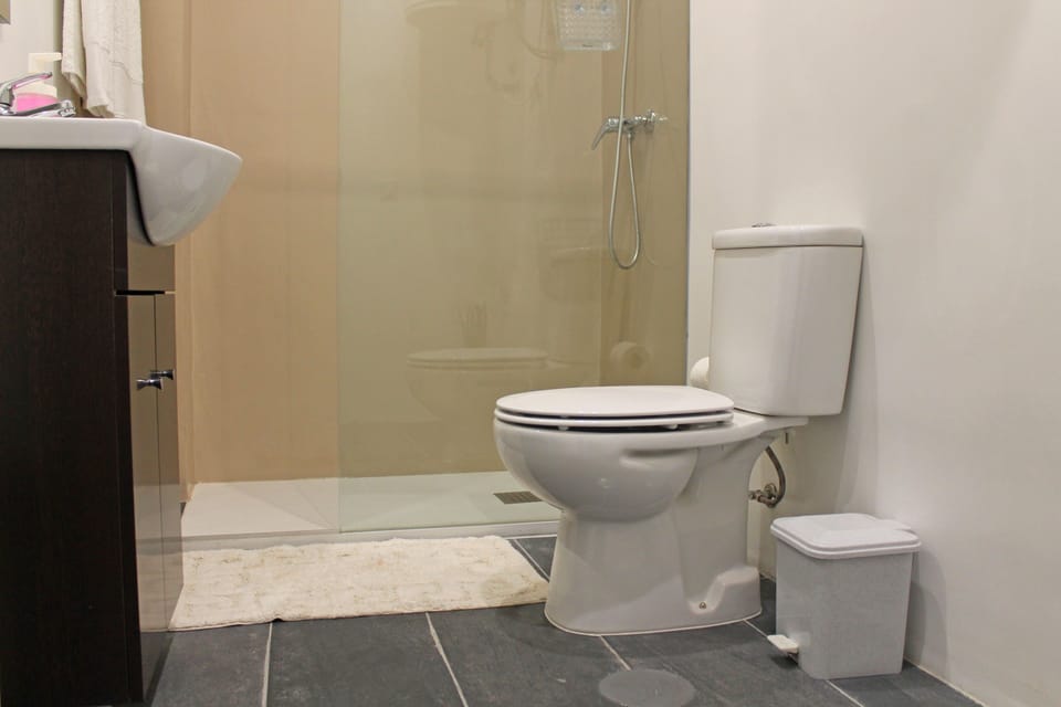 Basic Double Room, Shared Bathroom | Bathroom | Hair dryer, towels