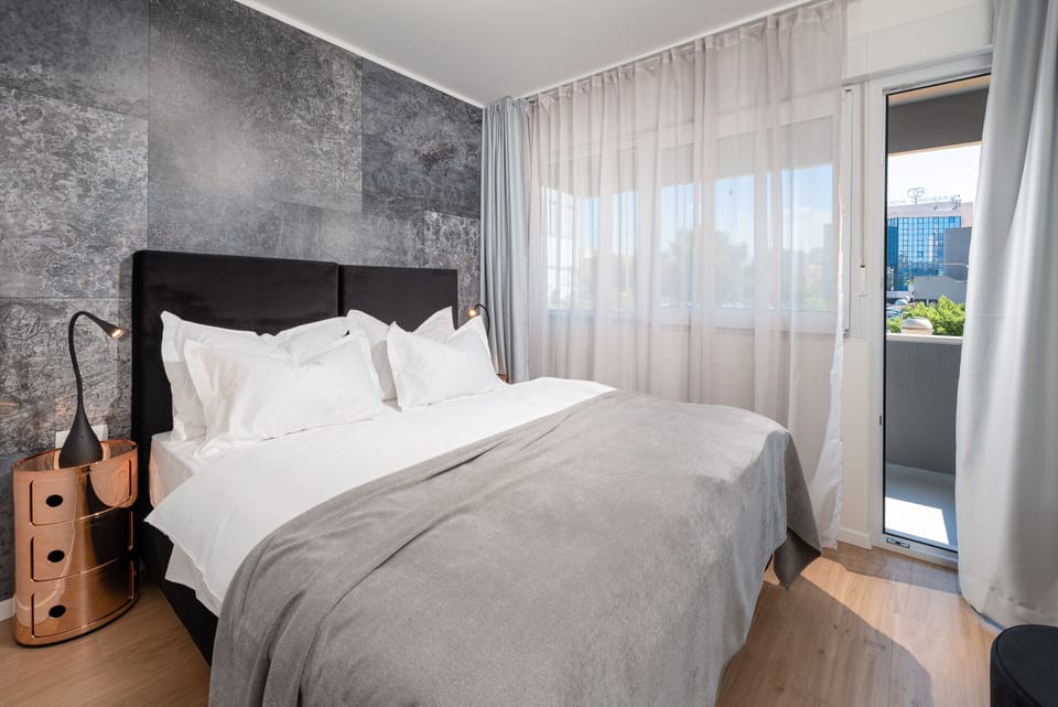 Deluxe Double or Twin Room, Balcony, City View | View from room