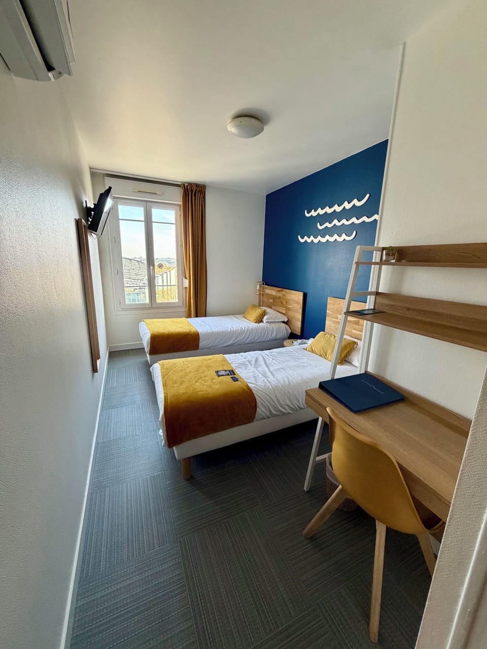 Twin Room | Select Comfort beds, individually decorated, individually furnished