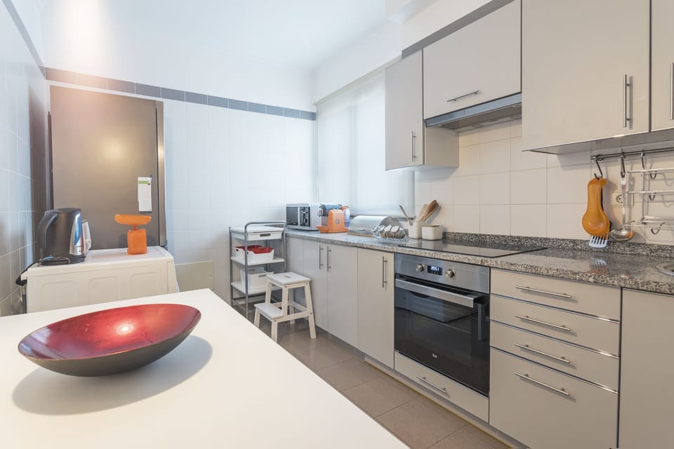 Apartment, 1 Bedroom, Terrace, Ocean View | Private kitchen | Full-size fridge, microwave, oven, stovetop