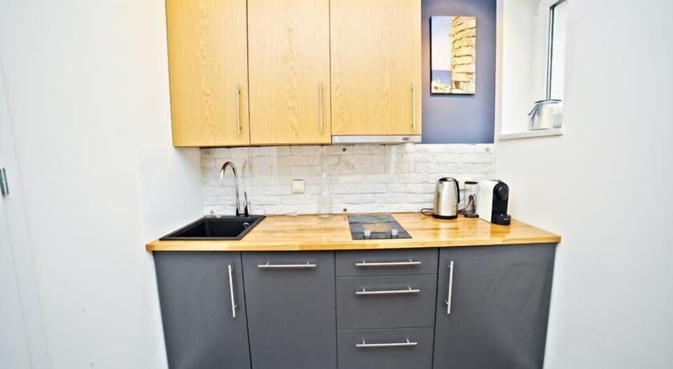 Superior Apartment, 1 Bedroom | Private kitchenette | Fridge, stovetop, coffee/tea maker, electric kettle