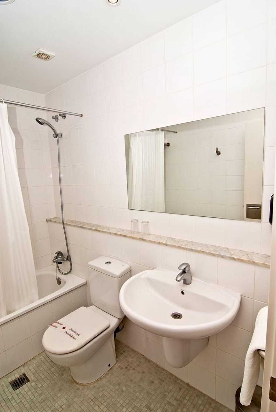 Free toiletries, hair dryer, towels, soap