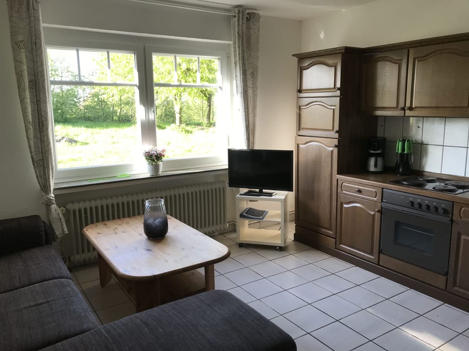 Apartment, Private Bathroom (6 Norderney) | Living area | LCD TV
