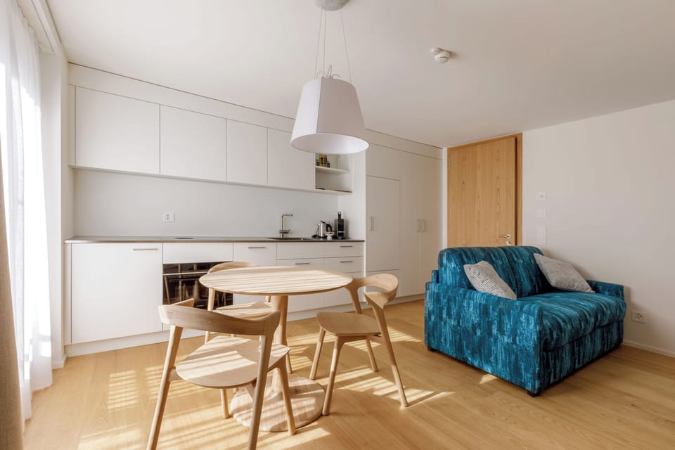 Comfort Apartment | Living area | LED TV, heated floors