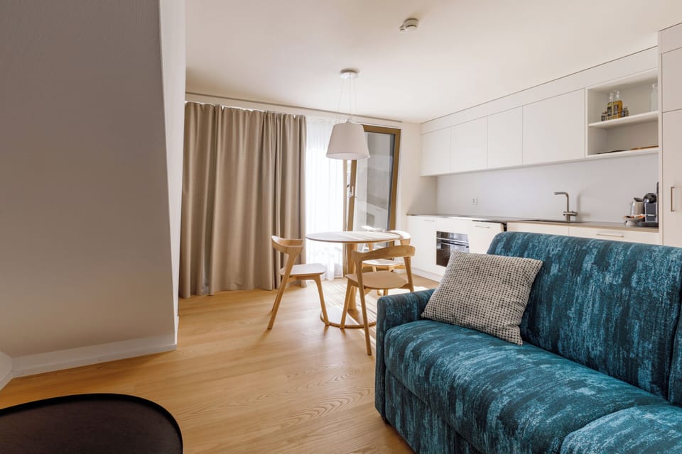 Comfort Apartment | Living area | LED TV, heated floors