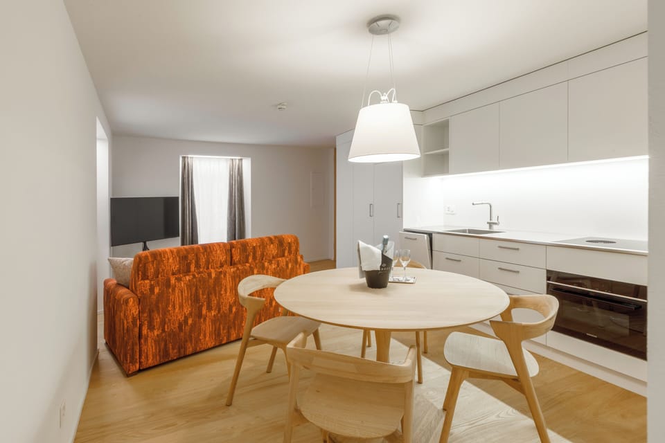 Basic Duplex | Living area | LED TV, heated floors