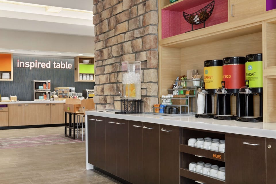 Free daily self-serve breakfast