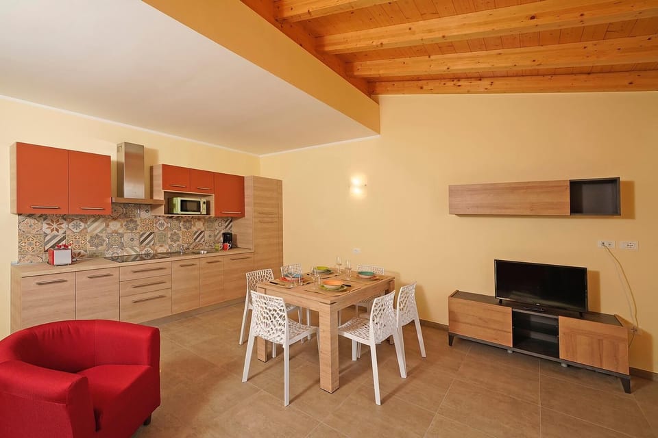 Comfort Apartment, Terrace, Lake View | Living area | LCD TV
