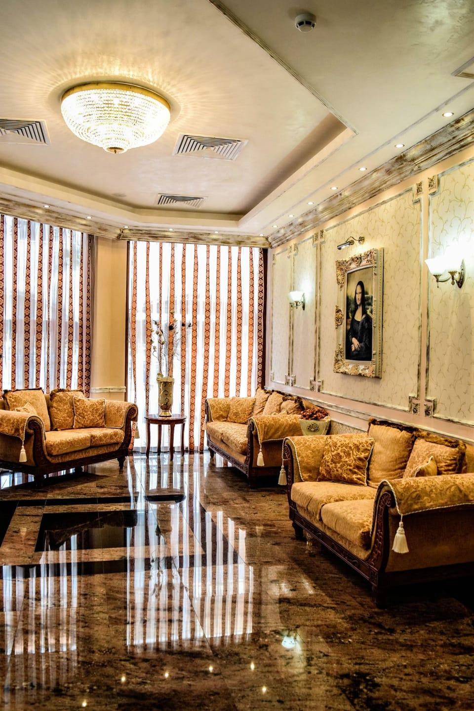 Lobby sitting area
