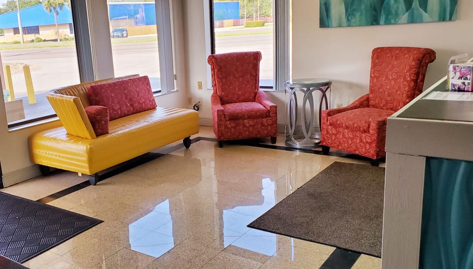 Lobby sitting area