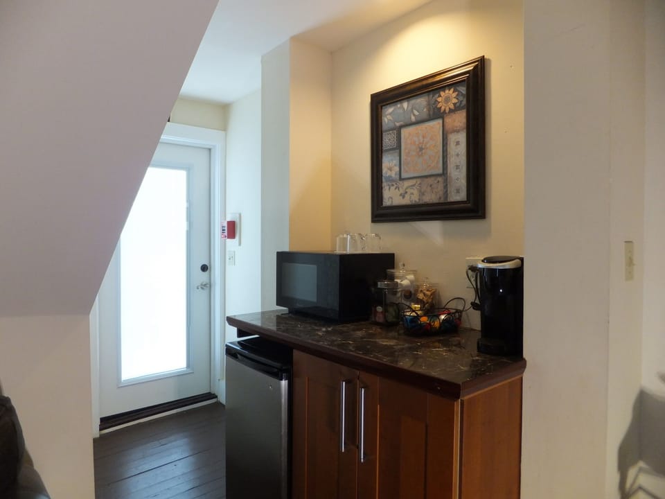 Bay View Grand Suite #18 | Private kitchenette | Shared fridge, highchair