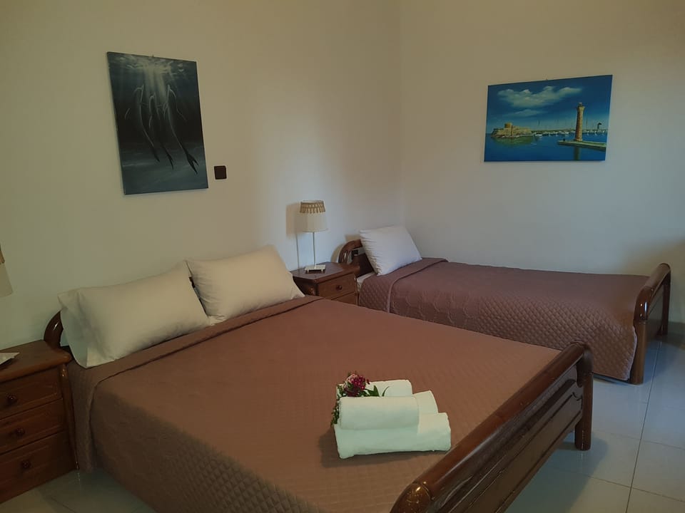 Standard Triple Room, Multiple Beds, City View | Blackout drapes, iron/ironing board, free WiFi, bed sheets