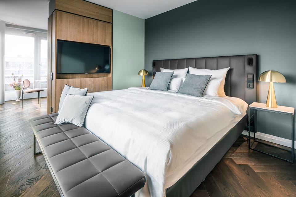Familienzimmer | Premium bedding, in-room safe, blackout drapes, soundproofing
