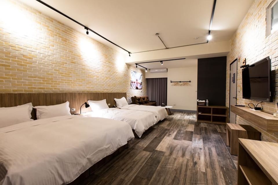 Quadruple Room, Non Smoking, Balcony (202) | Premium bedding, down comforters, desk, free WiFi