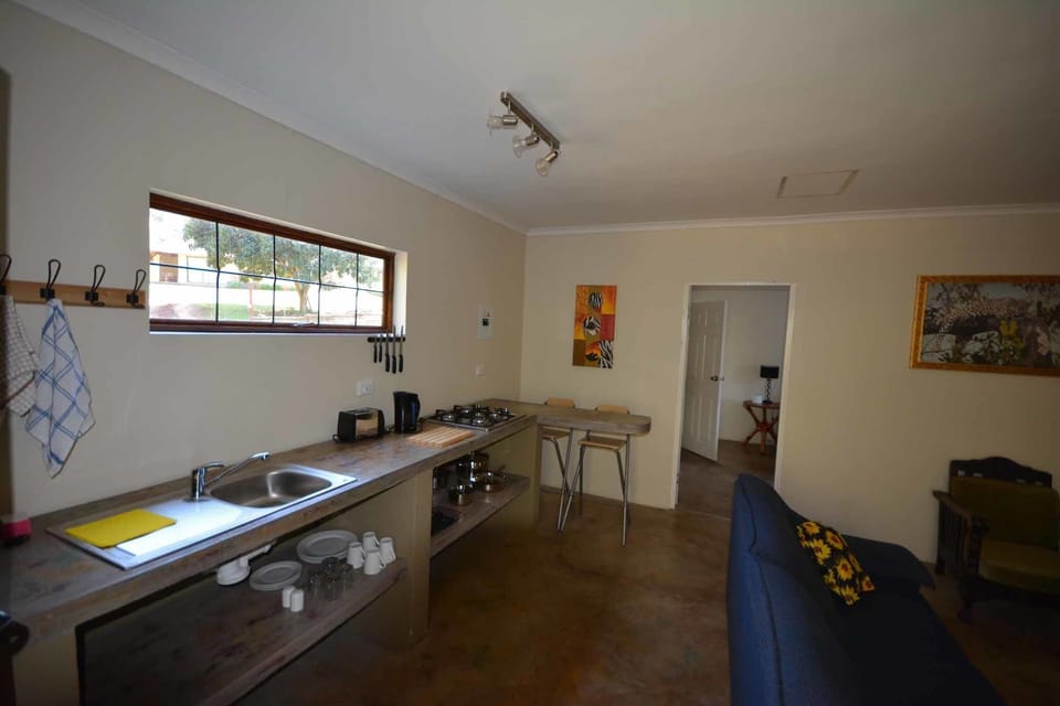 Family Cottage, 1 Bedroom, River View (Reed) | Private kitchen | Full-size fridge, microwave, cleaning supplies